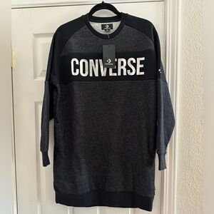Converse oversized sweatshirt/ grey/black M